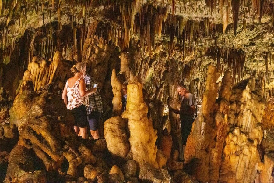 From Argostoli: Melissani Lake & Drogarati Caves Tour - The Myrtos viewpoint delivers a fast visual reward