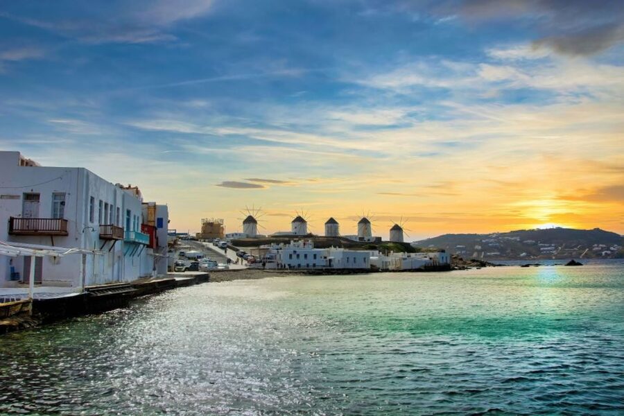 From Athens: 2-Day Santorini and Mykonos Trip - Santorini in 17 hours: caldera views, sunset, and a short guided visit