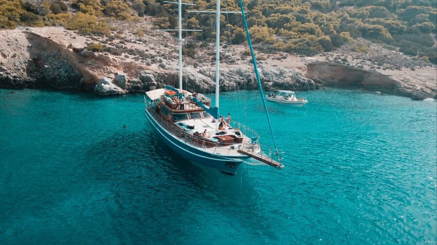 From Athens: Agistri, Moni & Aegina Day Cruise with Swimming - The Moni or Metopi swim stop