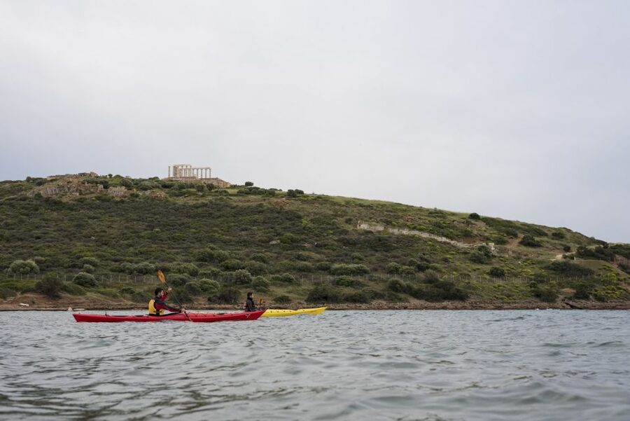From Athens: Cape Sounion Guided Kayaking Tour with Lunch - Your break at Archi Island or Legrena