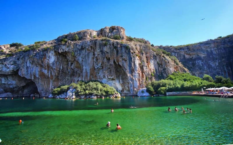 From Athens: Lake Vouliagmeni Spa & Temple of Poseidon Tour - Lake Vouliagmeni: a swim with a surprising setting
