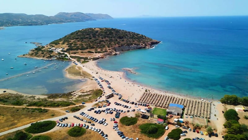 From Athens: Lake Vouliagmeni Spa & Temple of Poseidon Tour - From Athens to the Athens Riviera