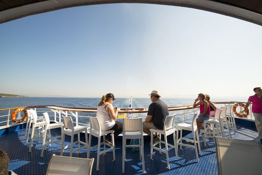 From Athens: Saronic Islands Full-Day Cruise with VIP Seats - Meals, service, and time aboard