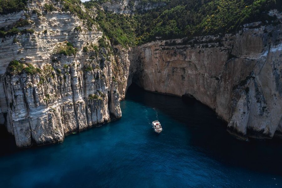 From Benitses/Lefkimmi: Paxos, Antipaxos & Caves Day Cruise - Gaios, where the boat drops you in town