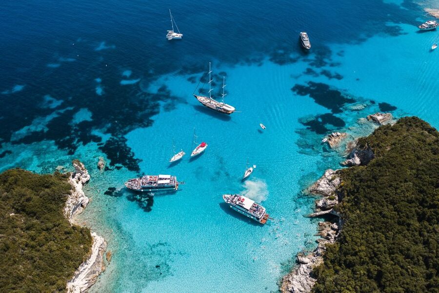 From Benitses/Lefkimmi: Paxos, Antipaxos & Caves Day Cruise - Leaving Benitses or Lefkimmi