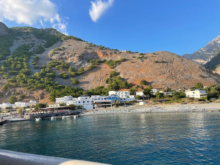From Chania: Samaria Gorge with Professional Hiking Guide - The boat ride and return to Chania