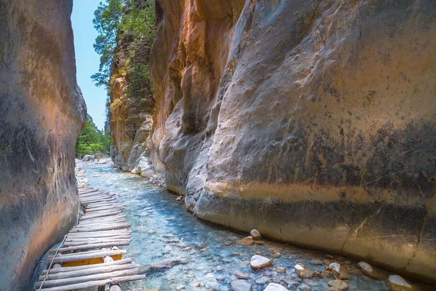 From Chania: Samaria Gorge with Professional Hiking Guide - An early coach ride from Chania to Omalos