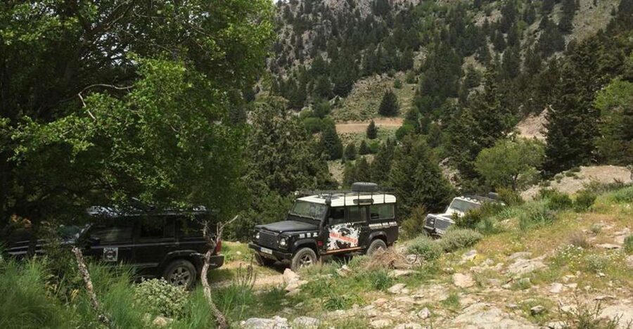 From Chania: White Mountains Land Rover Safari - Mountain tea, village roads, and a slower pace