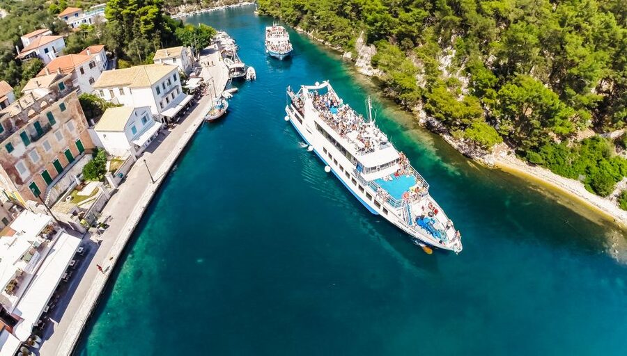 From Corfu: Day Cruise to Paxos, Antipaxos, and Blue Caves - Antipaxos swimming at Mesovrika or Voutoumi