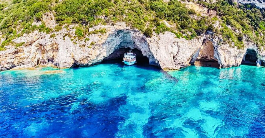From Corfu: Day Cruise to Paxos, Antipaxos, and Blue Caves - Two hours in Gaios, Paxos