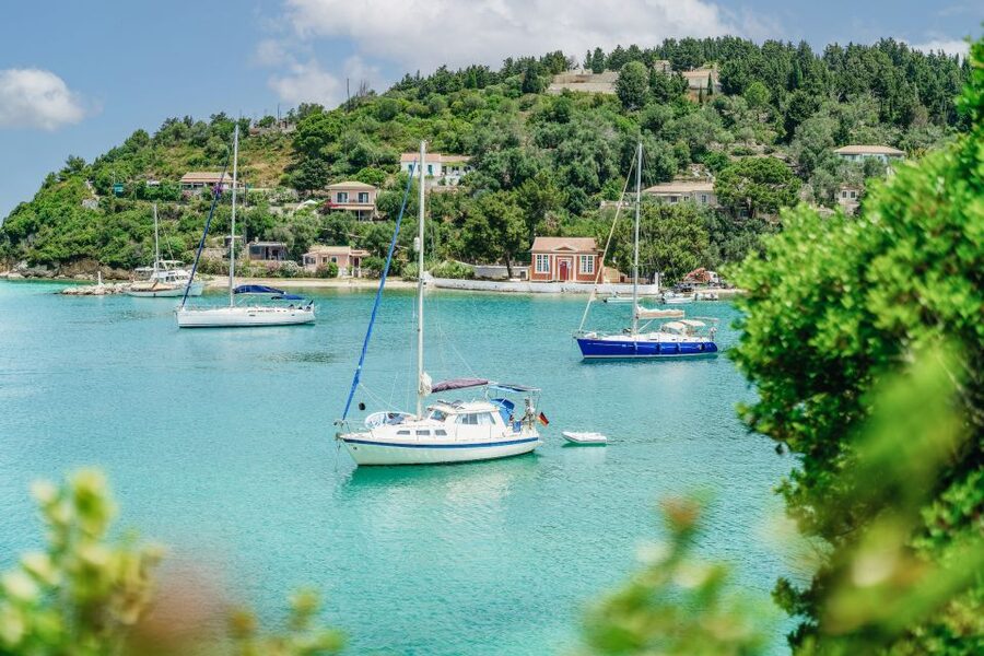 From Corfu Island: Antipaxos & Paxos Blue Caves Boat Cruise - Antipaxos and the Turquoise Water
