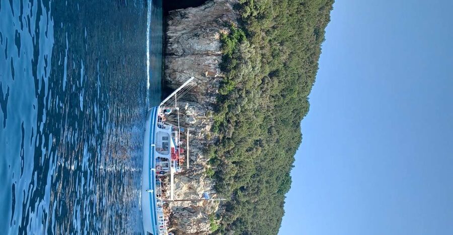 From Corfu Town: Syvota and Blue Lagoon Full-Day Boat Cruise - From Garitsa Bay to the open Ionian Sea