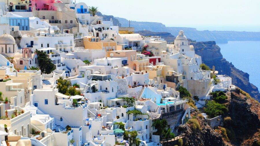 From Heraklion/Crete: Santorini Island Guided Day Trip - The optional volcano and hot springs boat