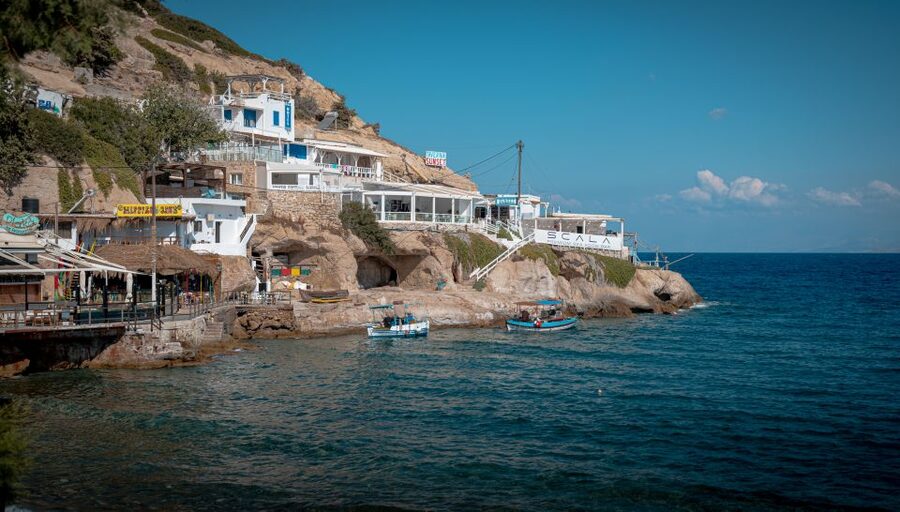From Heraklion: Day Trip to Matala Hippie Beach and Caves - Lunch, swimming, and choosing your own pace