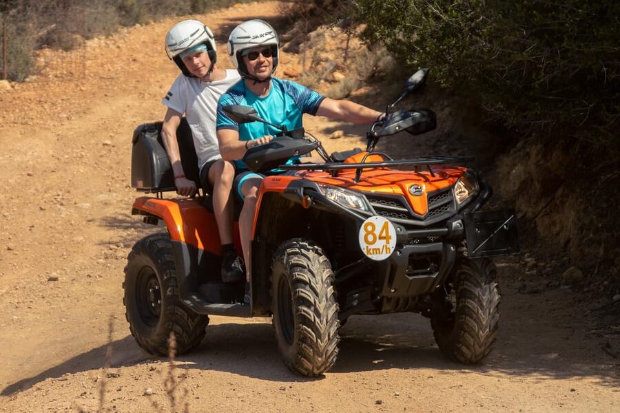 From Heraklion: Quad Safari Wild Crete Day Tour - A swim at Hersonissos before the ride home