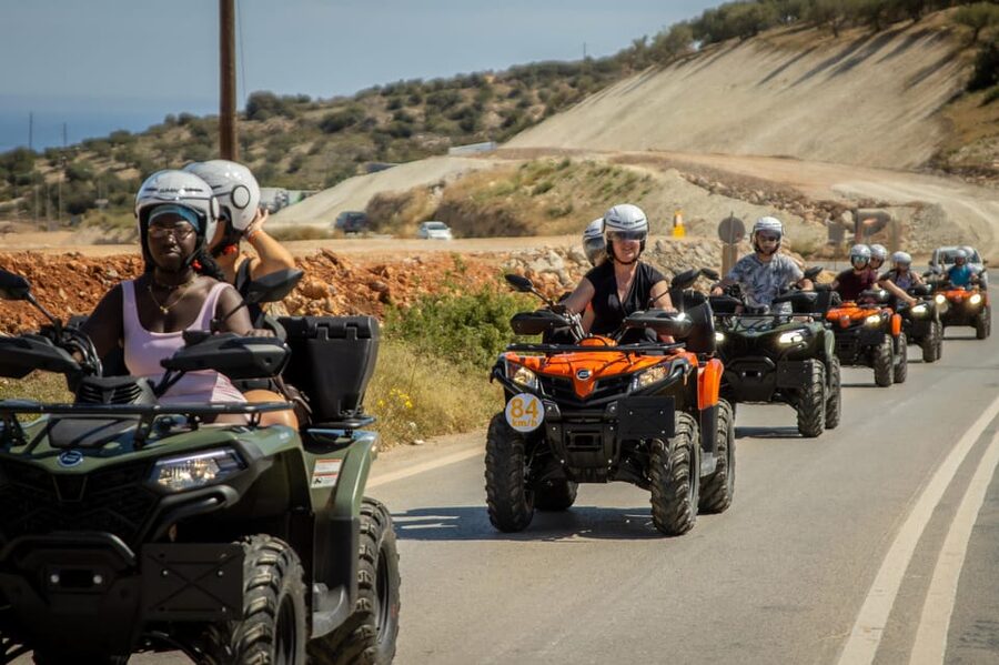 From Heraklion: Quad Safari Wild Crete Day Tour - Getting comfortable on the ATV in Hersonissos