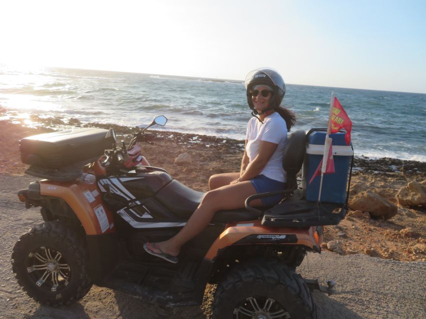 From Hersonissos/Malia: Guided Sunset Quad Safari - Sisi and the first turn inland