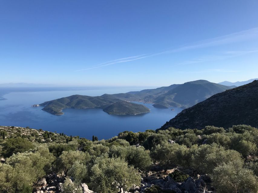From Kefalonia: Ithaca Island Full-Day Bus Tour - Kioni: the best place for lunch and a swim
