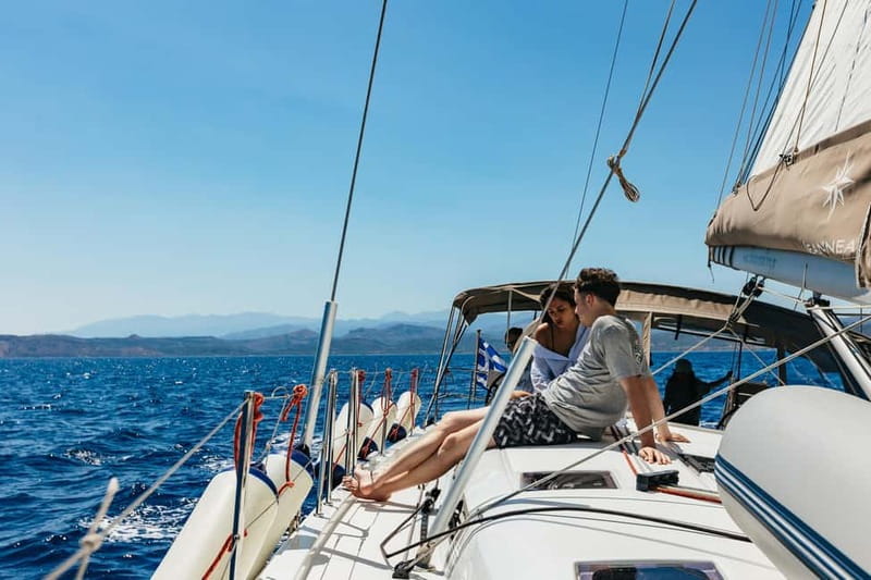 From Kissamos: Balos Gramvousa Sailing Cruise with Lunch - A Cretan lunch cooked in the galley