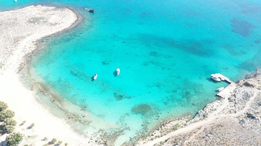 From Kissamos Port: Balos and Gramvousa Private RIB Cruise - Balos Lagoon: bright water, pale sand, and limited time
