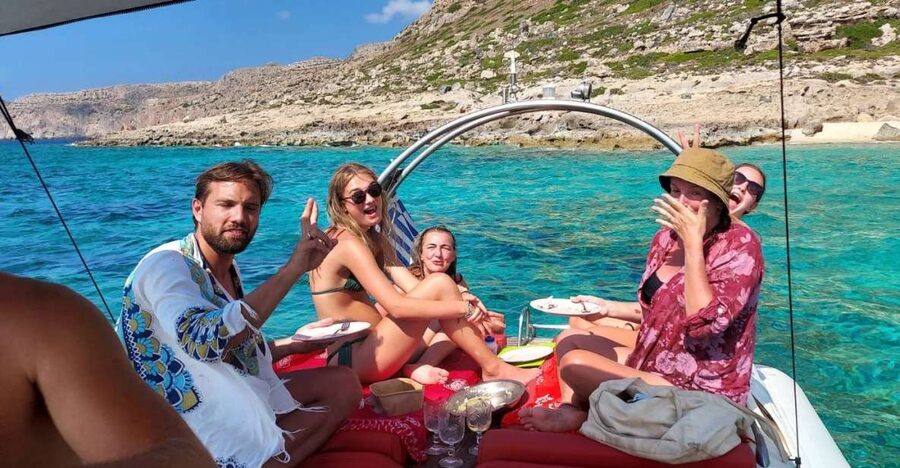 From Kissamos Port: Balos and Gramvousa Private RIB Cruise - The timing works best as a half-day plan