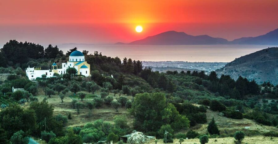From Kos: Zia Sunset Tour - Arriving in Zia and browsing the narrow lanes