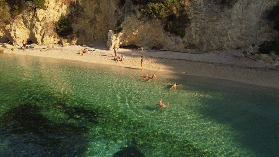 From Lefkimmi: Boat Trip to Sivota & Blue Lagoon - The return ride includes one last pause