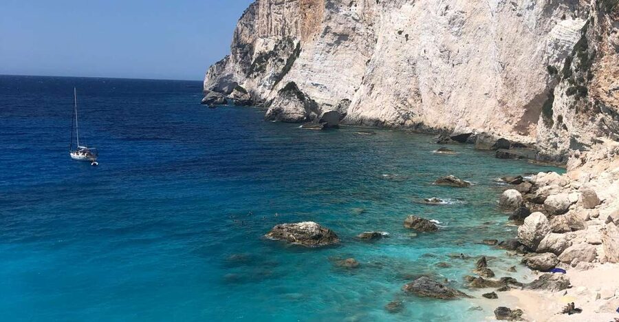 From Lefkimmi: Paxos, Antipaxos & Blue Caves Boat Tour - Leaving southern Corfu for the Ionian Sea