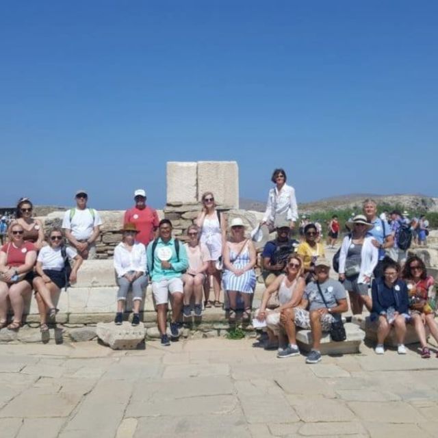 From Mykonos: Ancient Delos Tour - The Terrace of the Lions
