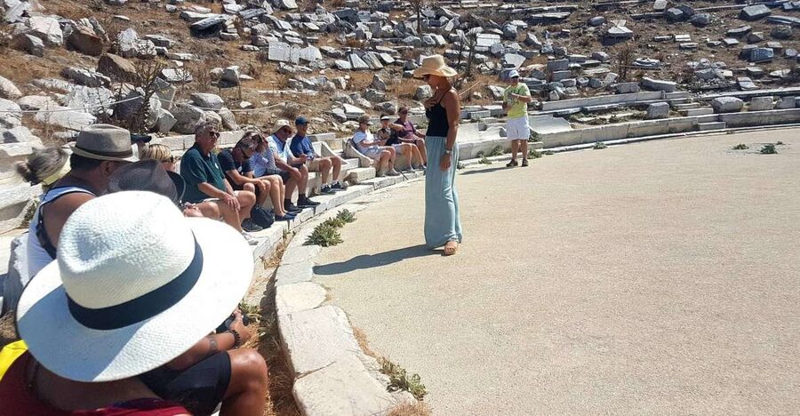 From Mykonos: Ancient Delos Tour - From Mykonos Old Port to the sacred island