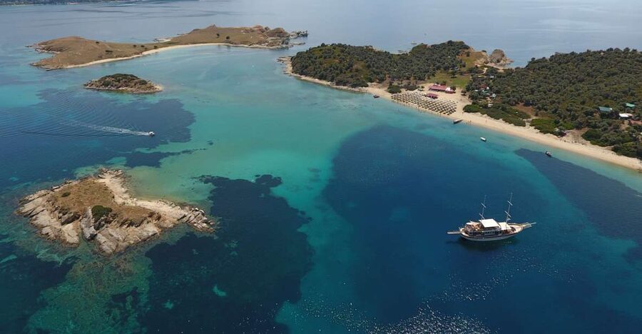 From Ouranoupoli: Blue Lagoon Two Island Cruise - Setting out from Ouranoupoli Port