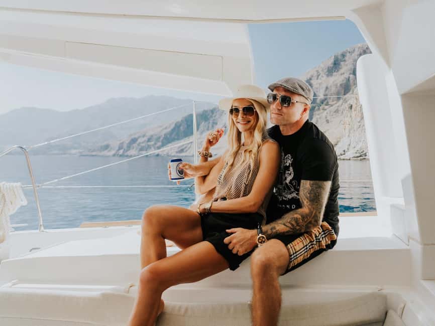 From Panormo: Luxe All-Inclusive Catamaran Cruise with Lunch - Lunch prepared on the catamaran