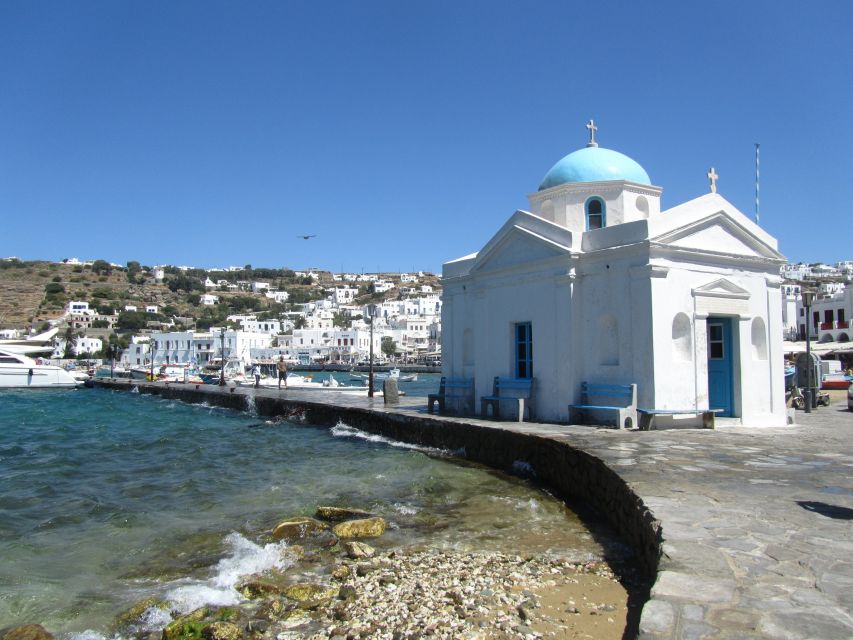 From Paros: Day Trip to Mykonos - Leaving Naoussa for the Aegean crossing
