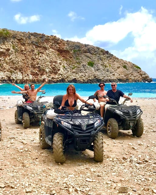 From Platanias: Quad safari with Hotel transfer - Leaving Platanias for Crete’s back roads