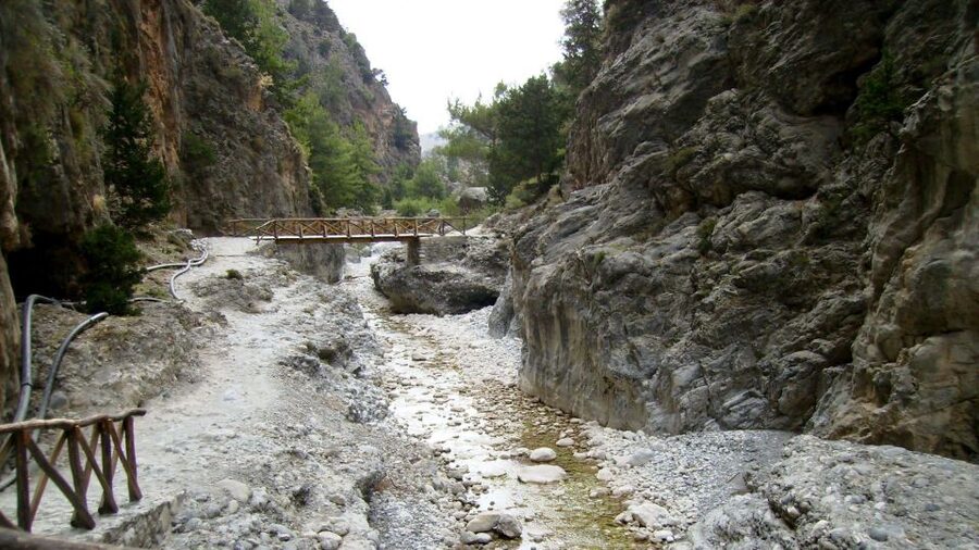 From Rethymno/Chania: Imbros Gorge Hike - Swimming beside the Libyan Sea