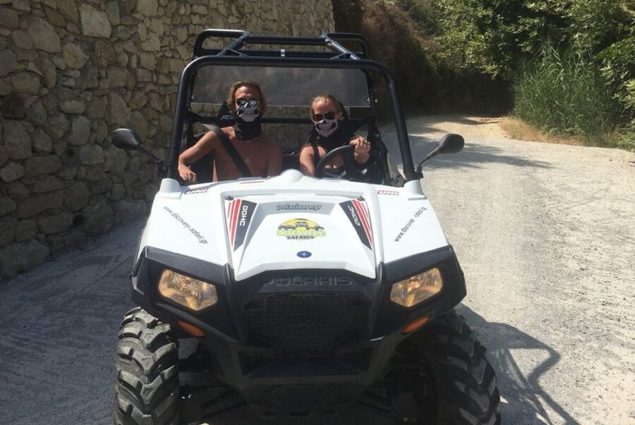 From Rethymno: Half-Day Off-Road Buggy Safari - Coffee above Potami Lake at Gidospito