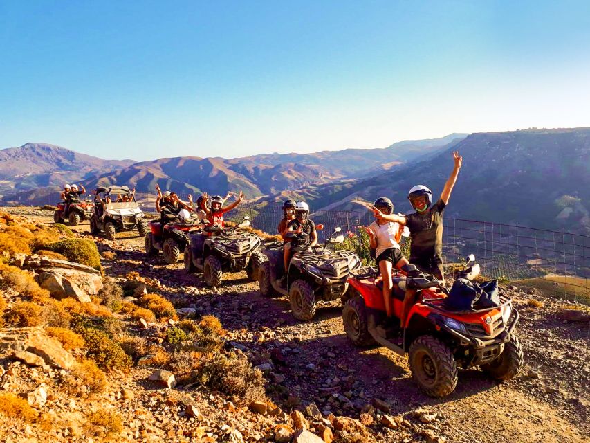 From Rethymno: Half-Day Quad Bike Safari - Coffee at Café Gidospito above Lake Potami