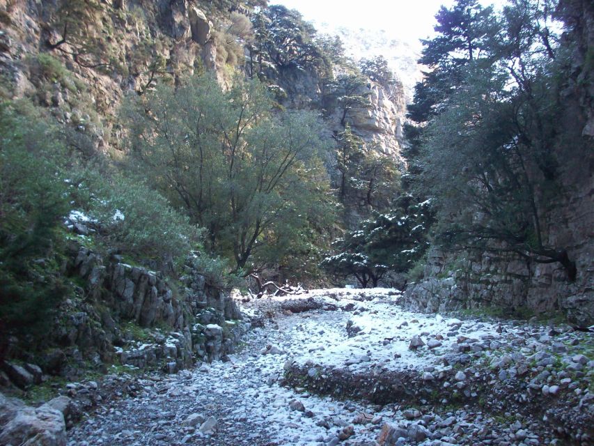 From Rethymno: Imbros Gorge & Libyan Guided Sea Tour - Walking through the Stenada and Xepitira Arch