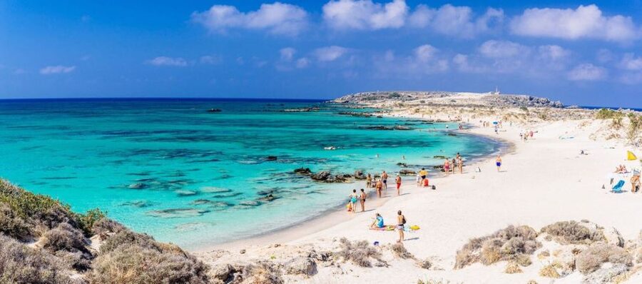 From Rethymno/Kavros: Elafonisi Island Pink Sand Beach Tour - Four hours on the pink sand