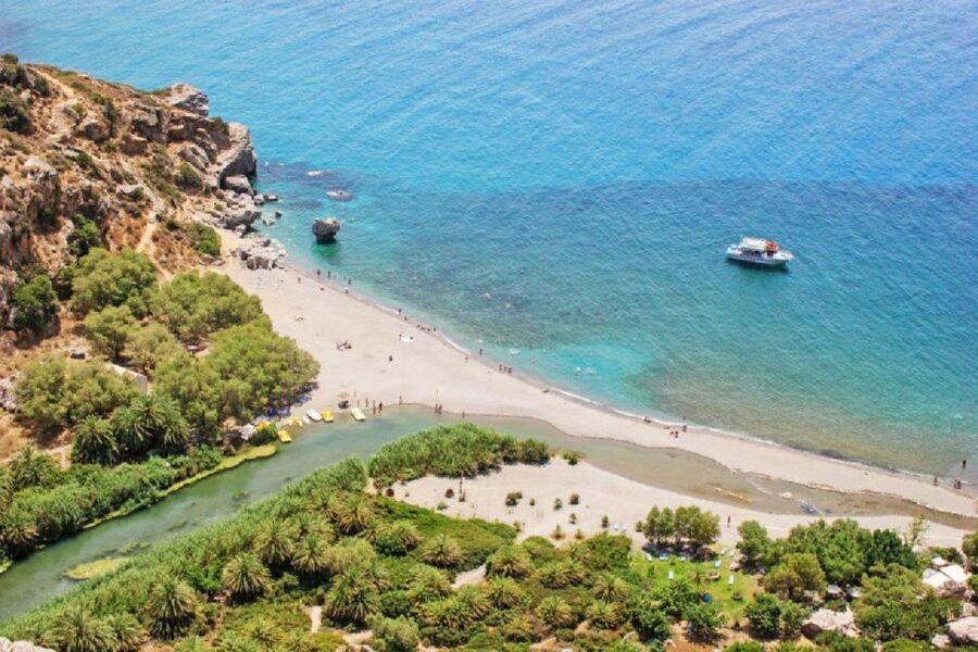 From Rethymno: Preveli Palm Beach and Kourtaliotiko Day Trip - Food, coffee, and the extra stop