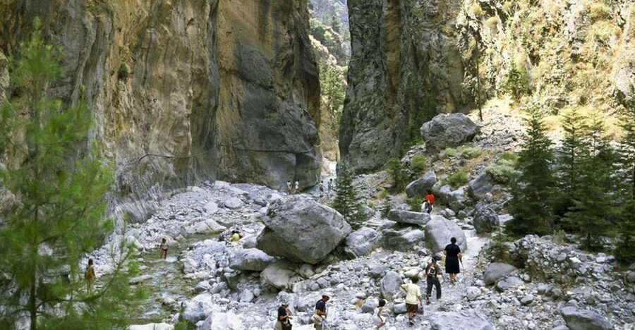 From Rethymno: Samaria Gorge Full-Day Trek, Pickup & Guide - Four to six hours among rocks, trees, and springs
