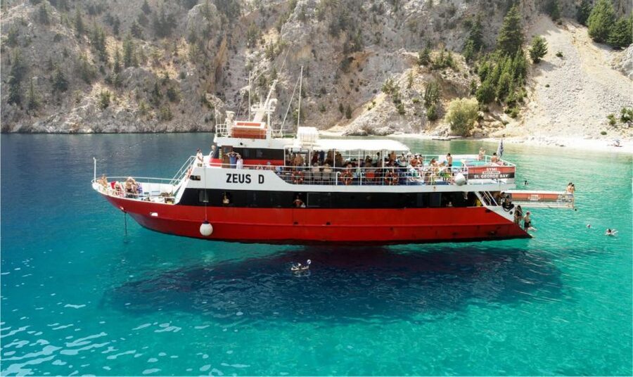 From Rhodes: Cruise to Symi Island and Saint George's Bay - Arriving in Gialos, Symi’s main port