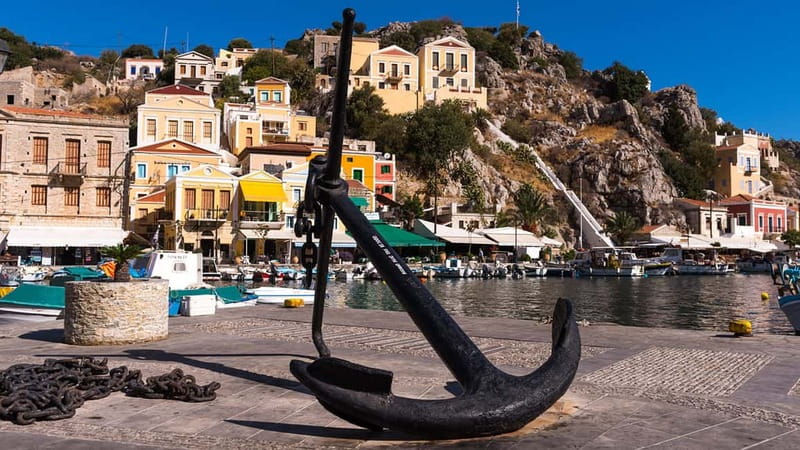 From Rhodes: Symi Island and Panormitis Monastery Day Trip - Swimming at Nymporio Bay