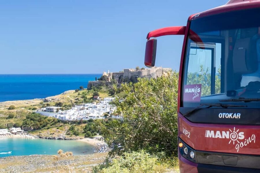 From Rhodes Town: Day Trip to Lindos - The drive south through Rhodes