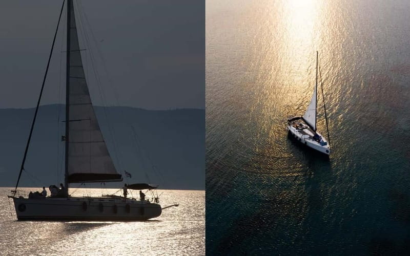 From Skiathos Marina: Yacht Sailing Day Trip with Lunch - Food, drinks, and comfort on a small yacht