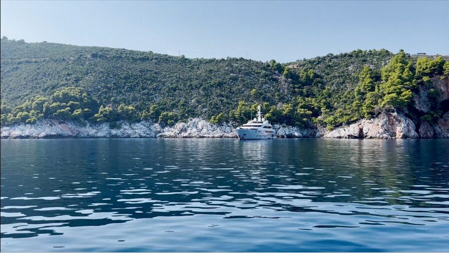 From Skiathos: Skopelos and Alonissos Boat Trip with Stops - The Blue Caves are a scenic boat moment