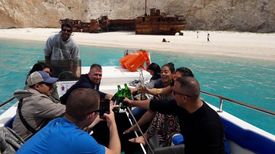 From St.Nikolaos: Boat Cruise to Navagio Beach & Blue Caves - Two famous sights from St. Nikolaos