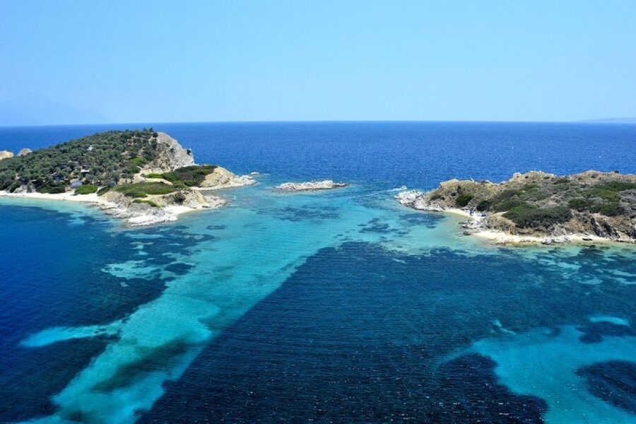 From Thessaloniki: Halkidiki Blue Lagoon Cruise - Cruising around Diaporos and Sithonia