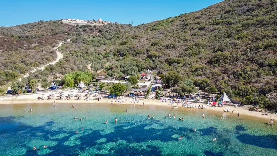 From Thessaloniki: Halkidiki Blue Lagoon Cruise with Lunch - Key points at a glance