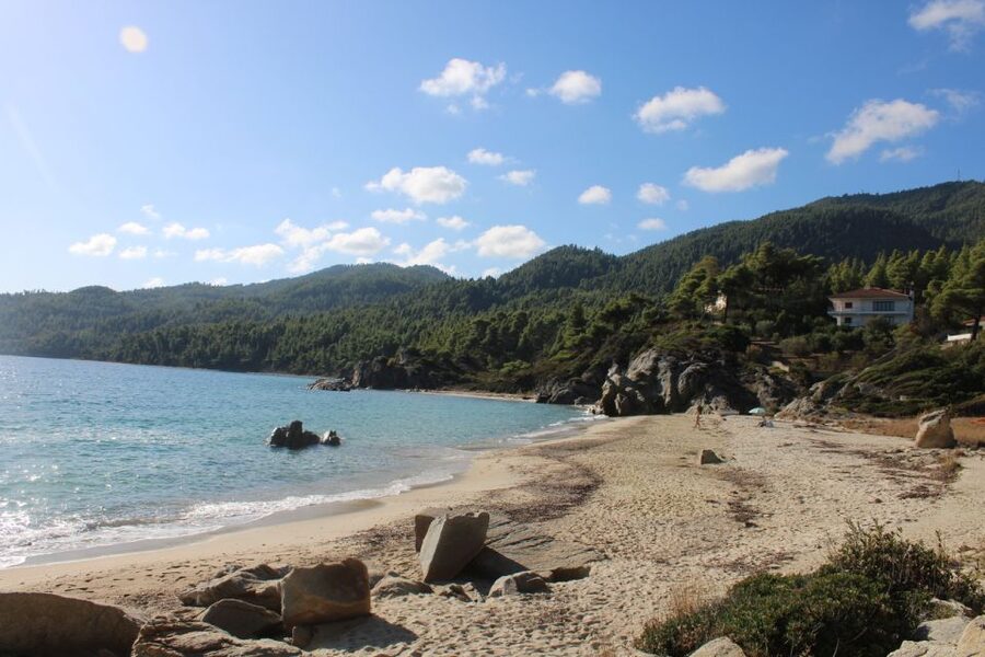 From Thessaloniki: Sithonia Beaches and Scenic Villages Tour - Porto Koufo: lunch beside a natural harbor
